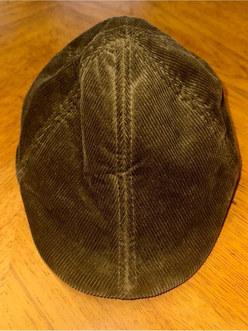 Stetson Corduroy Hat Size Medium Driving Newsboy Cabbie Brown Flat Cap